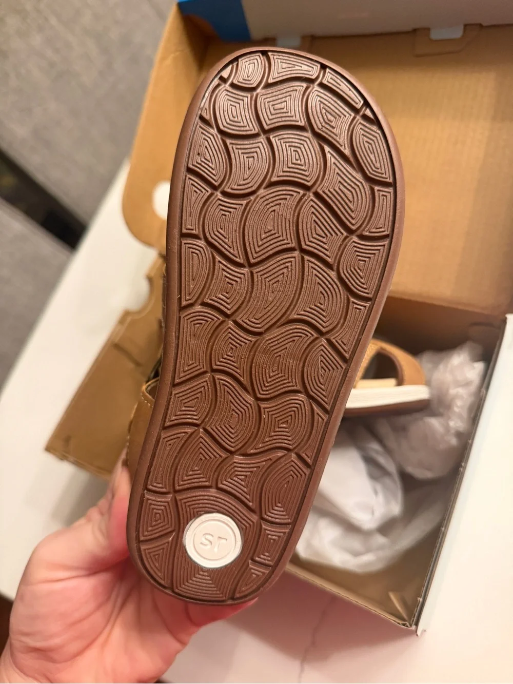 Stride Rite Tan Kids Fisherman Sandals - Picture 3 of 7